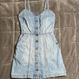 Vans Light Blue Denim Mini Dress